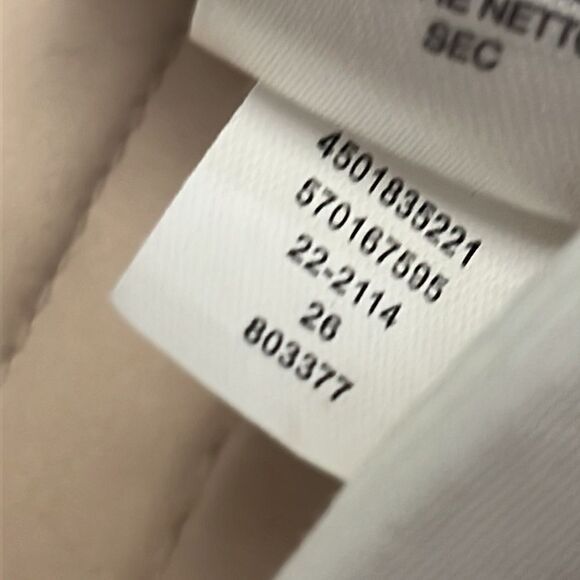 White House Black Market Cream “Perfect Form” Straight Crop Pants- Size 12 - Picture 13 of 15